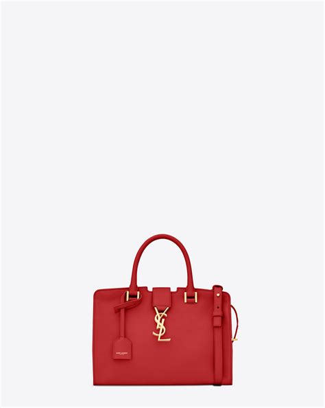 red cabas ysl baby in smooth leather|YSL Saint Laurent Monogram Baby Cabas .